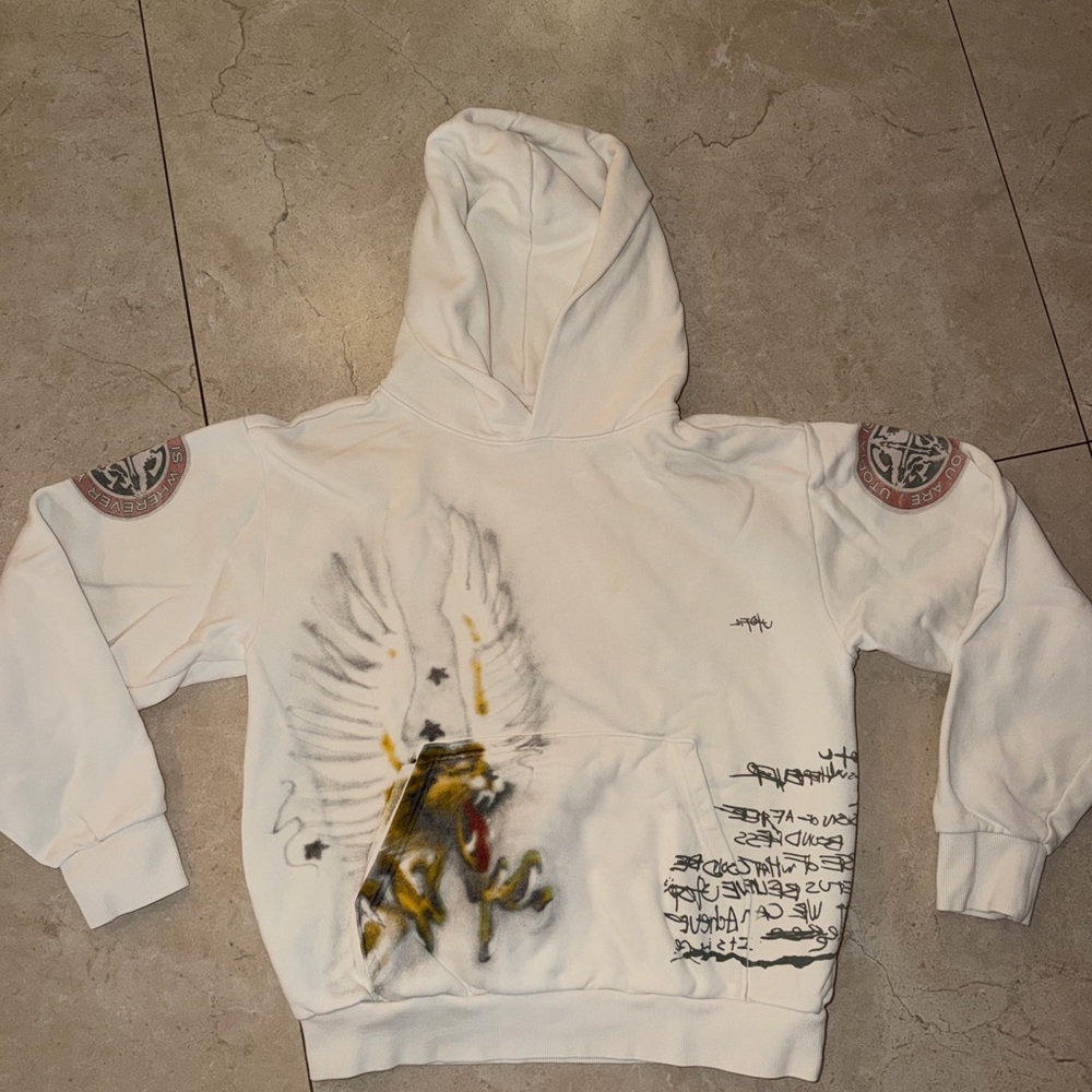 Travis Scott Cream Pullover Hoodie Utopia Maximus 2024 tour